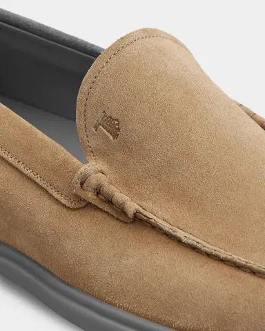 Tod's Men's Suede Slipper Loafers | Thumbnail 3 Tod's Men's Suede Slipper Loafers | Thumbnail 3
