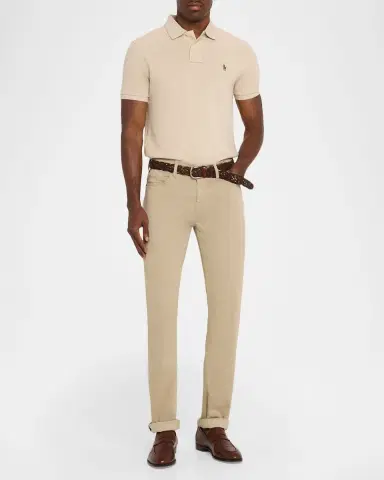Polo Ralph Lauren Men's The Iconic Mesh Classic-Fit Polo Shirt | Thumbnail 2 Polo Ralph Lauren Men's The Iconic Mesh Classic-Fit Polo Shirt | Thumbnail 2