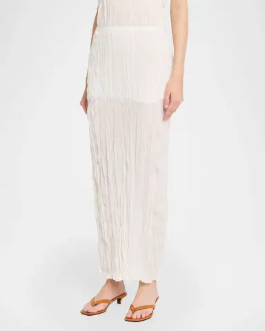 TOTEME Crinkled Knit Maxi Skirt | Thumbnail 4 TOTEME Crinkled Knit Maxi Skirt | Thumbnail 4