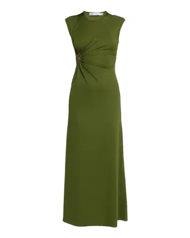 Christopher Esber Mineral Stone Ruched Jersey Dress | Thumbnail 1 Christopher Esber Mineral Stone Ruched Jersey Dress | Thumbnail 1