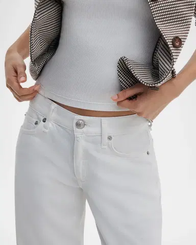 rag & bone Featherweight Cam Low-Rise Relaxed Straight Jeans | Thumbnail 5 rag & bone Featherweight Cam Low-Rise Relaxed Straight Jeans | Thumbnail 5