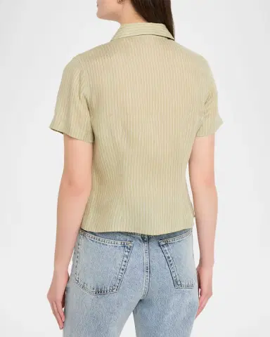 FRAME The Linen Seaside Shirt | Thumbnail 3 FRAME The Linen Seaside Shirt | Thumbnail 3