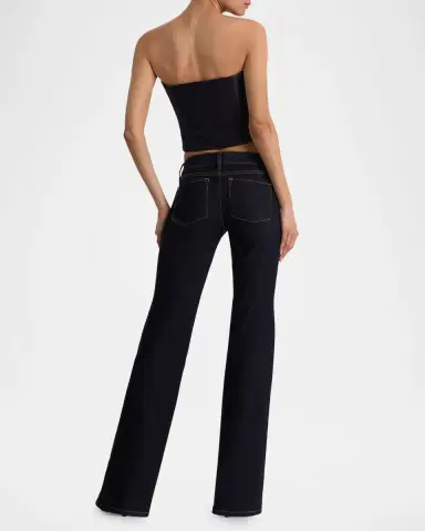 ALICE + OLIVIA Kelcey Denim Strapless Top | Thumbnail 2 ALICE + OLIVIA Kelcey Denim Strapless Top | Thumbnail 2