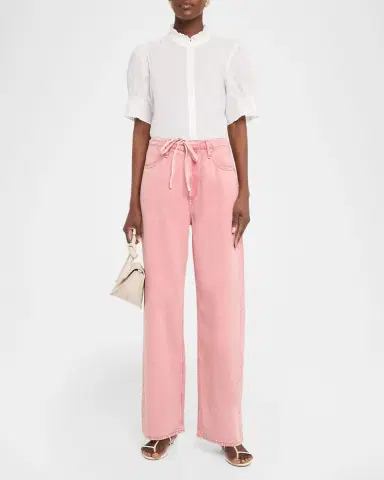 Rag & Bone Featherweight Phoebe Drawstring Wide-Leg Jeans | Thumbnail 2 Rag & Bone Featherweight Phoebe Drawstring Wide-Leg Jeans | Thumbnail 2