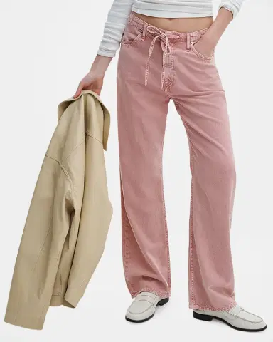 Rag & Bone Featherweight Phoebe Drawstring Wide-Leg Jeans | Thumbnail 6 Rag & Bone Featherweight Phoebe Drawstring Wide-Leg Jeans | Thumbnail 6