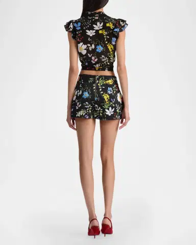 ALICE + OLIVIA Noah Pleated Mini Skirt | Thumbnail 2 ALICE + OLIVIA Noah Pleated Mini Skirt | Thumbnail 2