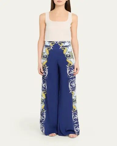 Alice + Olivia Athena Wide-Leg Pants | Thumbnail 2 Alice + Olivia Athena Wide-Leg Pants | Thumbnail 2