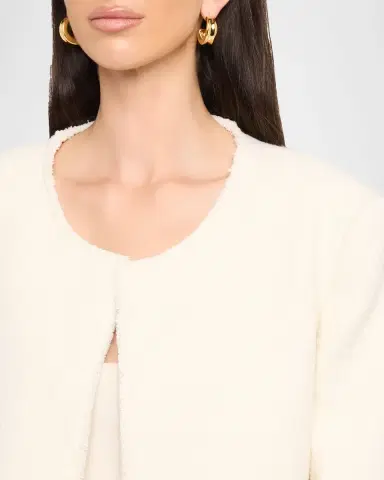 Toteme Open-Front Bouclé Blazer Jacket | Thumbnail 5 Toteme Open-Front Bouclé Blazer Jacket | Thumbnail 5