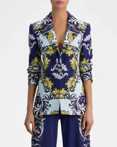 ALICE + OLIVIA Hope Clean Fitted Blazer | Thumbnail 6 ALICE + OLIVIA Hope Clean Fitted Blazer | Thumbnail 6