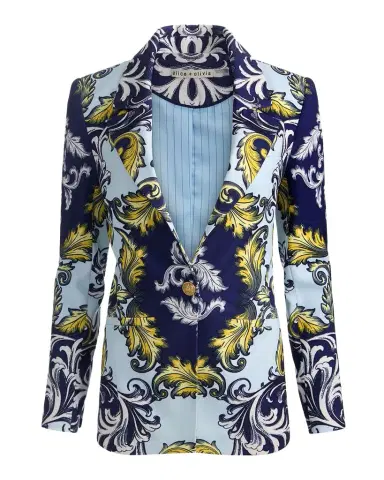 ALICE + OLIVIA Hope Clean Fitted Blazer | Thumbnail 1 ALICE + OLIVIA Hope Clean Fitted Blazer | Thumbnail 1