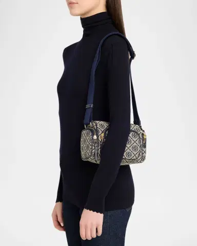 Tory Burch T Monogram Jacquard Pocket Crossbody Bag | Thumbnail 2 Tory Burch T Monogram Jacquard Pocket Crossbody Bag | Thumbnail 2