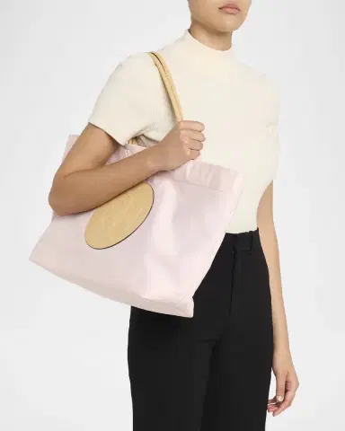 Tory Burch Ella Twist Reversible Nylon Tote Bag | Thumbnail 2 Tory Burch Ella Twist Reversible Nylon Tote Bag | Thumbnail 2