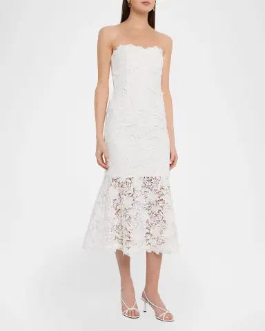 Generation Love Makaia 3D Butterfly Guipure Lace Midi Dress | Thumbnail 4 Generation Love Makaia 3D Butterfly Guipure Lace Midi Dress | Thumbnail 4