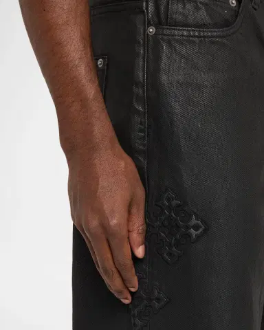 Ksubi Men's Maxx Black Denim Straight-Leg Jeans | Thumbnail 5 Ksubi Men's Maxx Black Denim Straight-Leg Jeans | Thumbnail 5