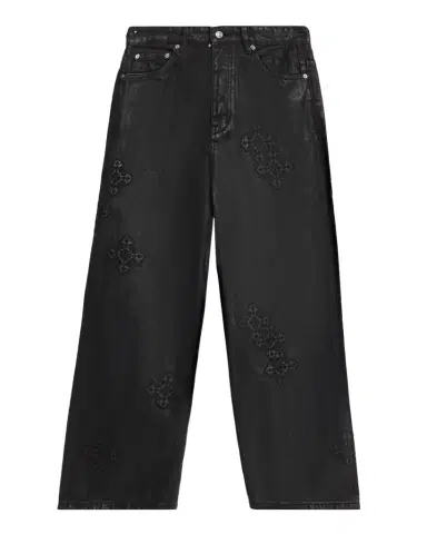 Ksubi Men's Maxx Black Denim Straight-Leg Jeans | Thumbnail 1 Ksubi Men's Maxx Black Denim Straight-Leg Jeans | Thumbnail 1