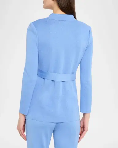 Misook Belted Wrap-Front Knit Jacket | Thumbnail 3 Misook Belted Wrap-Front Knit Jacket | Thumbnail 3