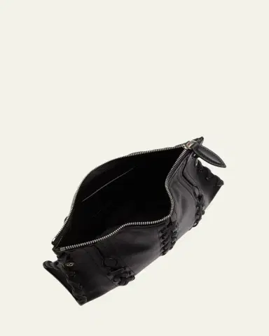 Alexander McQueen Lace-Up Corset Leather Shoulder Bag | Thumbnail 4 Alexander McQueen Lace-Up Corset Leather Shoulder Bag | Thumbnail 4