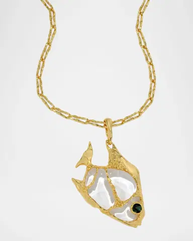 Alexis Bittar Liquid Lucite Angelfish Pendant Necklace | Thumbnail 3 Alexis Bittar Liquid Lucite Angelfish Pendant Necklace | Thumbnail 3