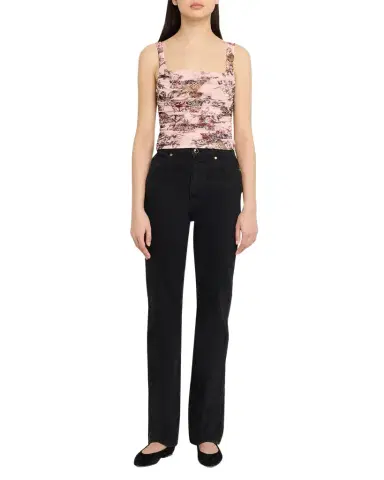 L'Agence Rasha Shirred Tank Top | Thumbnail 1 L'Agence Rasha Shirred Tank Top | Thumbnail 1