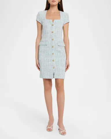 Generation Love Sierra Tweed Mini Dress | Thumbnail 2 Generation Love Sierra Tweed Mini Dress | Thumbnail 2