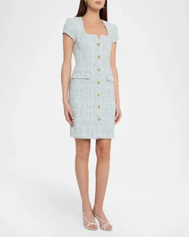 Generation Love Sierra Tweed Mini Dress | Thumbnail 4 Generation Love Sierra Tweed Mini Dress | Thumbnail 4