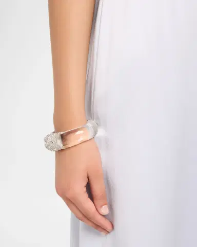 Alexis Bittar Silverlake Lucite Hinge Bracelet | Thumbnail 2 Alexis Bittar Silverlake Lucite Hinge Bracelet | Thumbnail 2