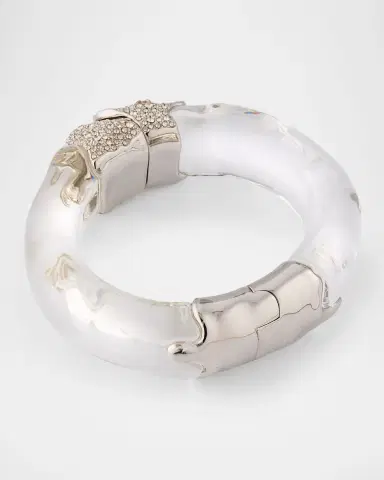Alexis Bittar Silverlake Lucite Hinge Bracelet | Thumbnail 4 Alexis Bittar Silverlake Lucite Hinge Bracelet | Thumbnail 4
