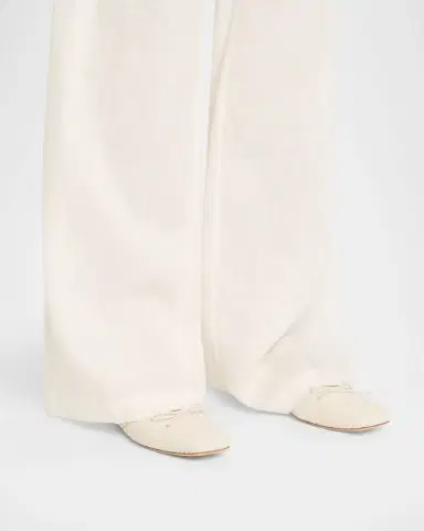 Vince Darla Woven Leather Ballerina Flats | Thumbnail 4 Vince Darla Woven Leather Ballerina Flats | Thumbnail 4