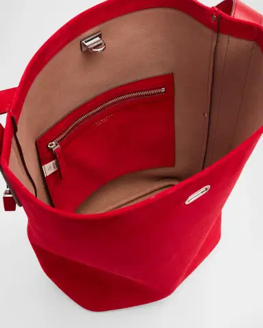Tory Burch Slim Suede Bucket Bag | Thumbnail 4 Tory Burch Slim Suede Bucket Bag | Thumbnail 4