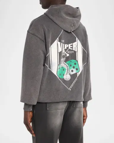 Represent Men's The Viper Room Cotton Hoodie | Thumbnail 3 Represent Men's The Viper Room Cotton Hoodie | Thumbnail 3