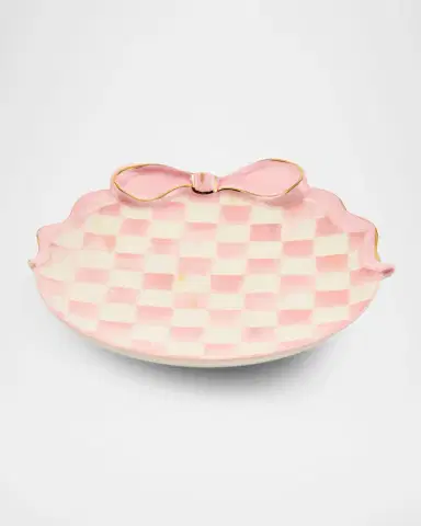 MacKenzie-Childs It 's All About the Bow Trinket Dish | Thumbnail 2 MacKenzie-Childs It 's All About the Bow Trinket Dish | Thumbnail 2