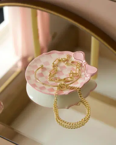 MacKenzie-Childs It 's All About the Bow Trinket Dish | Thumbnail 3 MacKenzie-Childs It 's All About the Bow Trinket Dish | Thumbnail 3