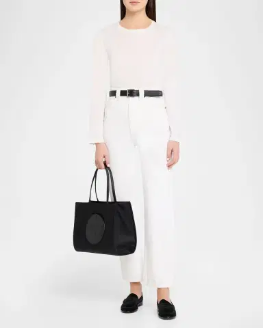 Tory Burch Ella Small Logo Patch Nylon Tote Bag | Thumbnail 5 Tory Burch Ella Small Logo Patch Nylon Tote Bag | Thumbnail 5