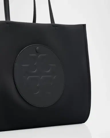 Tory Burch Ella Small Logo Patch Nylon Tote Bag | Thumbnail 6 Tory Burch Ella Small Logo Patch Nylon Tote Bag | Thumbnail 6