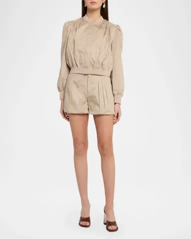 Generation Love Sariah Cotton Sateen Bomber Jacket | Thumbnail 2 Generation Love Sariah Cotton Sateen Bomber Jacket | Thumbnail 2