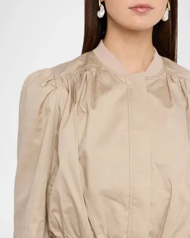 Generation Love Sariah Cotton Sateen Bomber Jacket | Thumbnail 5 Generation Love Sariah Cotton Sateen Bomber Jacket | Thumbnail 5