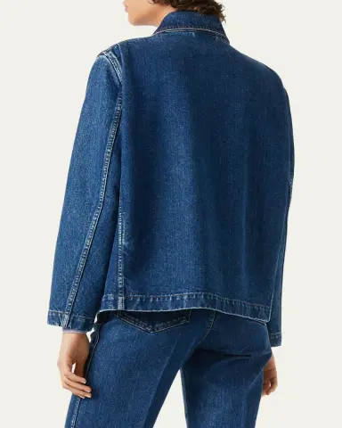 Loro Piana Nichi Denim Silk Jacket | Thumbnail 3 Loro Piana Nichi Denim Silk Jacket | Thumbnail 3