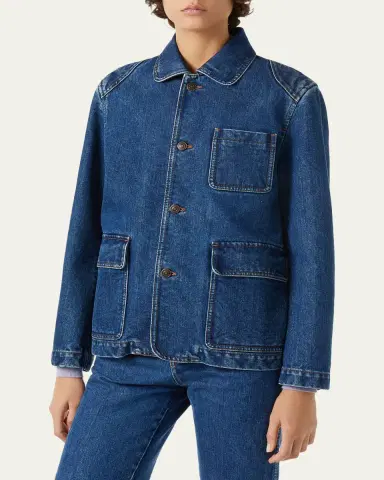 Loro Piana Nichi Denim Silk Jacket | Thumbnail 4 Loro Piana Nichi Denim Silk Jacket | Thumbnail 4