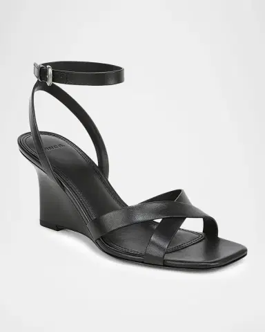 Vince 75mm Parma Leather Wedge Sandals | Thumbnail 2 Vince 75mm Parma Leather Wedge Sandals | Thumbnail 2