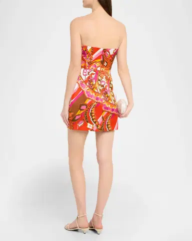 Ramy Brook Orion Strapless Floral-Print Mini Dress | Thumbnail 2 Ramy Brook Orion Strapless Floral-Print Mini Dress | Thumbnail 2