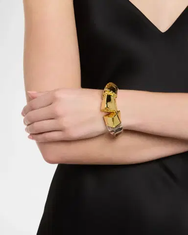 Alexis Bittar Lucite Brutalist Hinge Bracelet | Thumbnail 2 Alexis Bittar Lucite Brutalist Hinge Bracelet | Thumbnail 2
