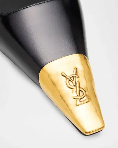 Saint Laurent 75mm Jeanne Leather Slingback Pumps | Thumbnail 4 Saint Laurent 75mm Jeanne Leather Slingback Pumps | Thumbnail 4