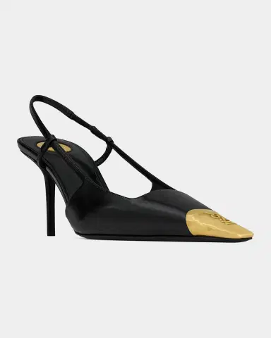 Saint Laurent 75mm Jeanne Leather Slingback Pumps | Thumbnail 6 Saint Laurent 75mm Jeanne Leather Slingback Pumps | Thumbnail 6