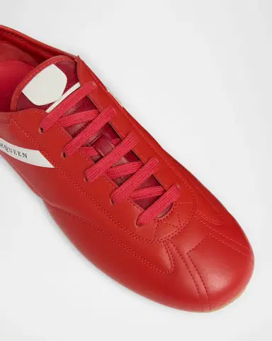 McQueen Men 's Boxe Nappa Leather Low-Top Sneakers | Thumbnail 4 McQueen Men 's Boxe Nappa Leather Low-Top Sneakers | Thumbnail 4