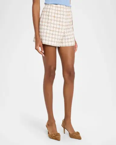 Veronica Beard Jazmin Tweed Shorts | Thumbnail 4 Veronica Beard Jazmin Tweed Shorts | Thumbnail 4