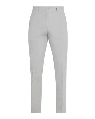 Bugatchi Men's Sharkskin Cotton Slim Flat-Front Chino Pants | Thumbnail 1 Bugatchi Men's Sharkskin Cotton Slim Flat-Front Chino Pants | Thumbnail 1