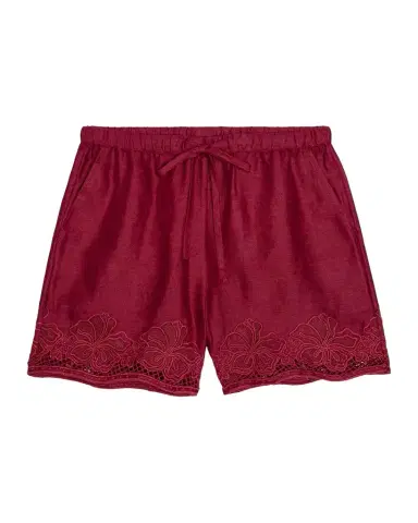 Rails Jenner Embroidered Linen Shorts | Thumbnail 1 Rails Jenner Embroidered Linen Shorts | Thumbnail 1