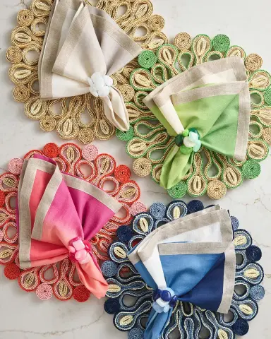 Kim Seybert Dip Dye Napkin | Thumbnail 4 Kim Seybert Dip Dye Napkin | Thumbnail 4