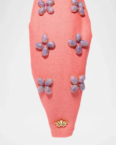 Lele Sadoughi Knotted Embellished Stone Headband | Thumbnail 2 Lele Sadoughi Knotted Embellished Stone Headband | Thumbnail 2