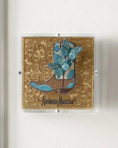 Stephen Wilson Studio "The Western Boot" Petite Embroidered Art | Thumbnail 3 Stephen Wilson Studio "The Western Boot" Petite Embroidered Art | Thumbnail 3